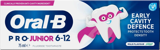 Oral-B Pro Junior 6-12 Early Cavity Defence Fluoride Toothpaste 75ml