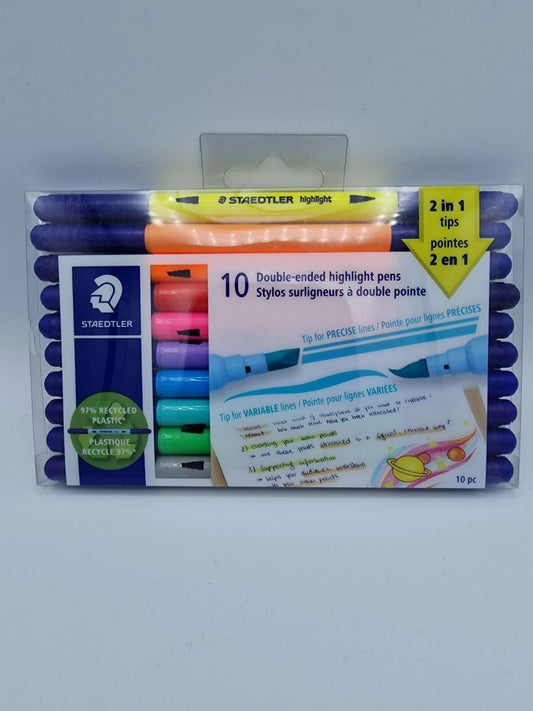 Staedtler Double-Ended Highlighter Pens