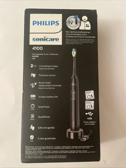 Philips Sonicare 4100 Electric Toothbrush-Black