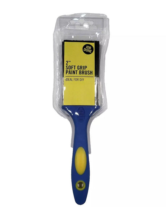 Job Done 2" Inch 50.8mm Soft Grip Handled Paint Brush