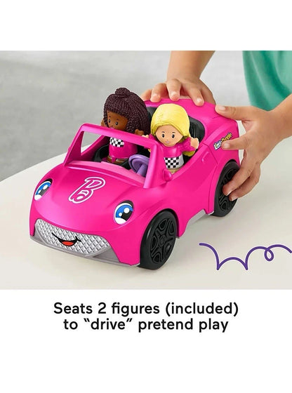 Fisher Price Little People Barbie Convertible Toy Vehicle and 2 Figure Set