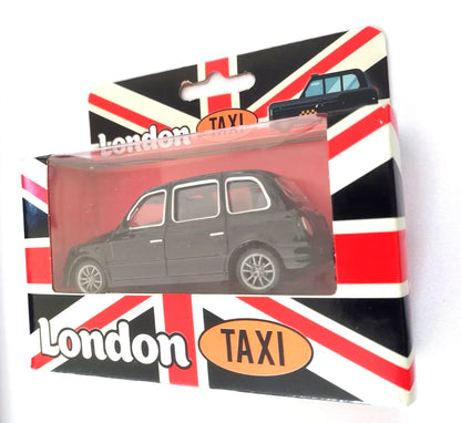 London Taxi Cab Black Metal Toy Car UK GB