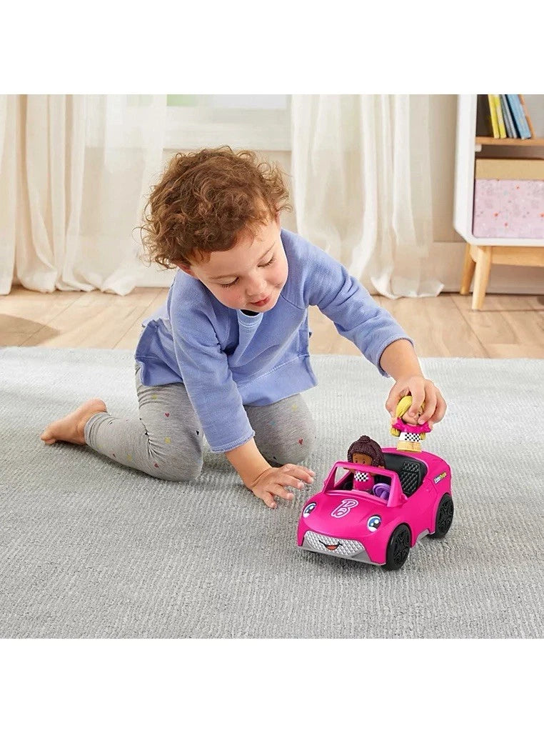 Fisher Price Little People Barbie Convertible Toy Vehicle and 2 Figure Set
