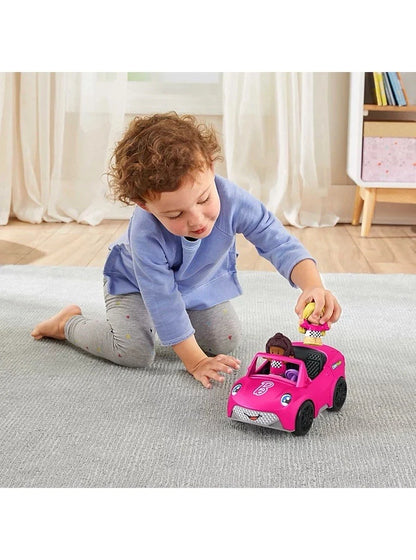 Fisher Price Little People Barbie Convertible Toy Vehicle and 2 Figure Set