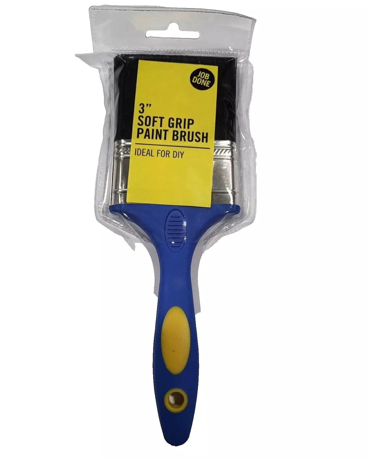 Job Done 3" Inch 76.2mm Soft Grip Handled Paint Brush