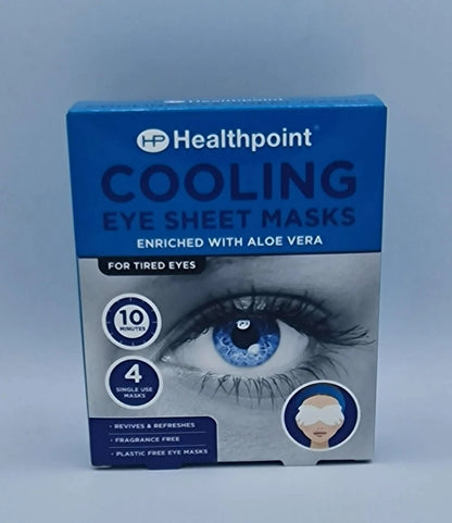Healthpoint Cooling Eye Sheet Masks With Aloe Vera For Tired Eyes