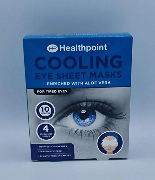 Healthpoint Cooling Eye Sheet Masks With Aloe Vera For Tired Eyes