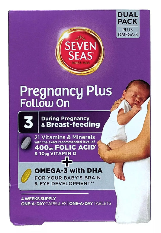 Seven Seas Pregnancy Plus Prenatal Capsules - Pack of 56 - REDUCED TO CLEAR