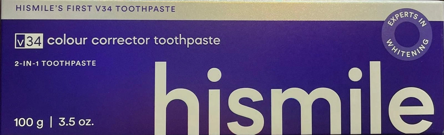 HiSmile V34 Colour Corrector ToothPaste 100g