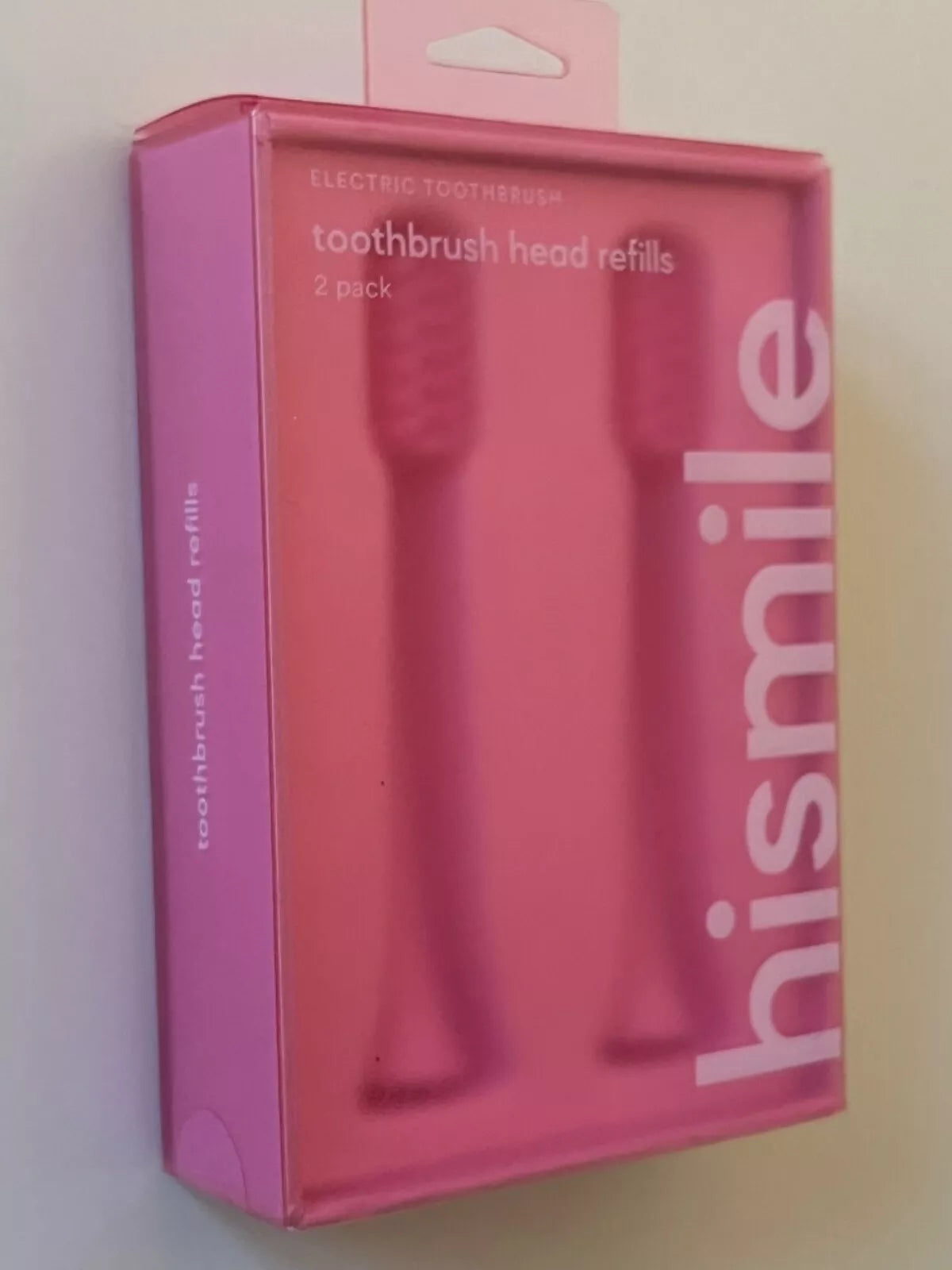 HiSmile Toothbrush Head Refills 2 Pack Pink