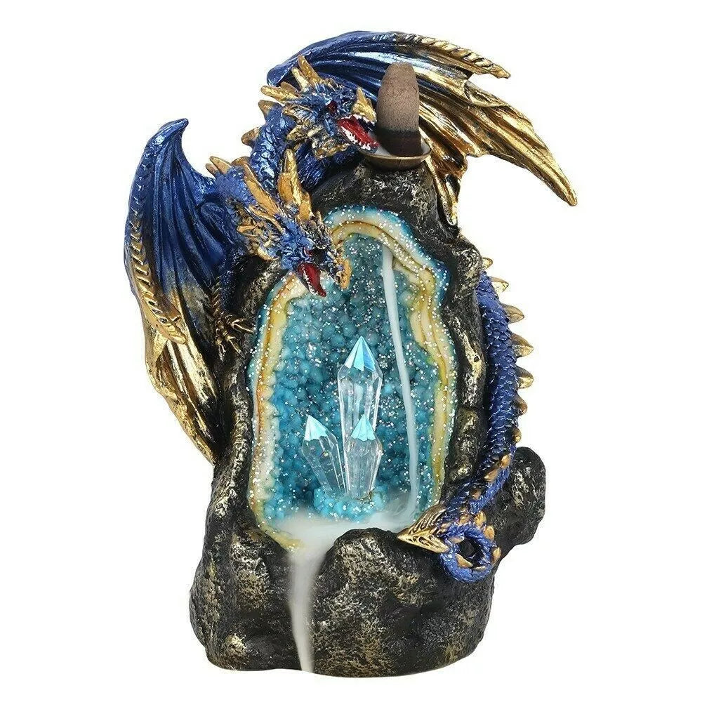 Dragon Crystal Cave LED Backflow Incense Burner