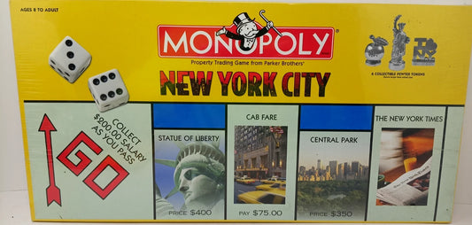 Monopoly New York City The Big Apple Edition 2001 USAopoly SEALED