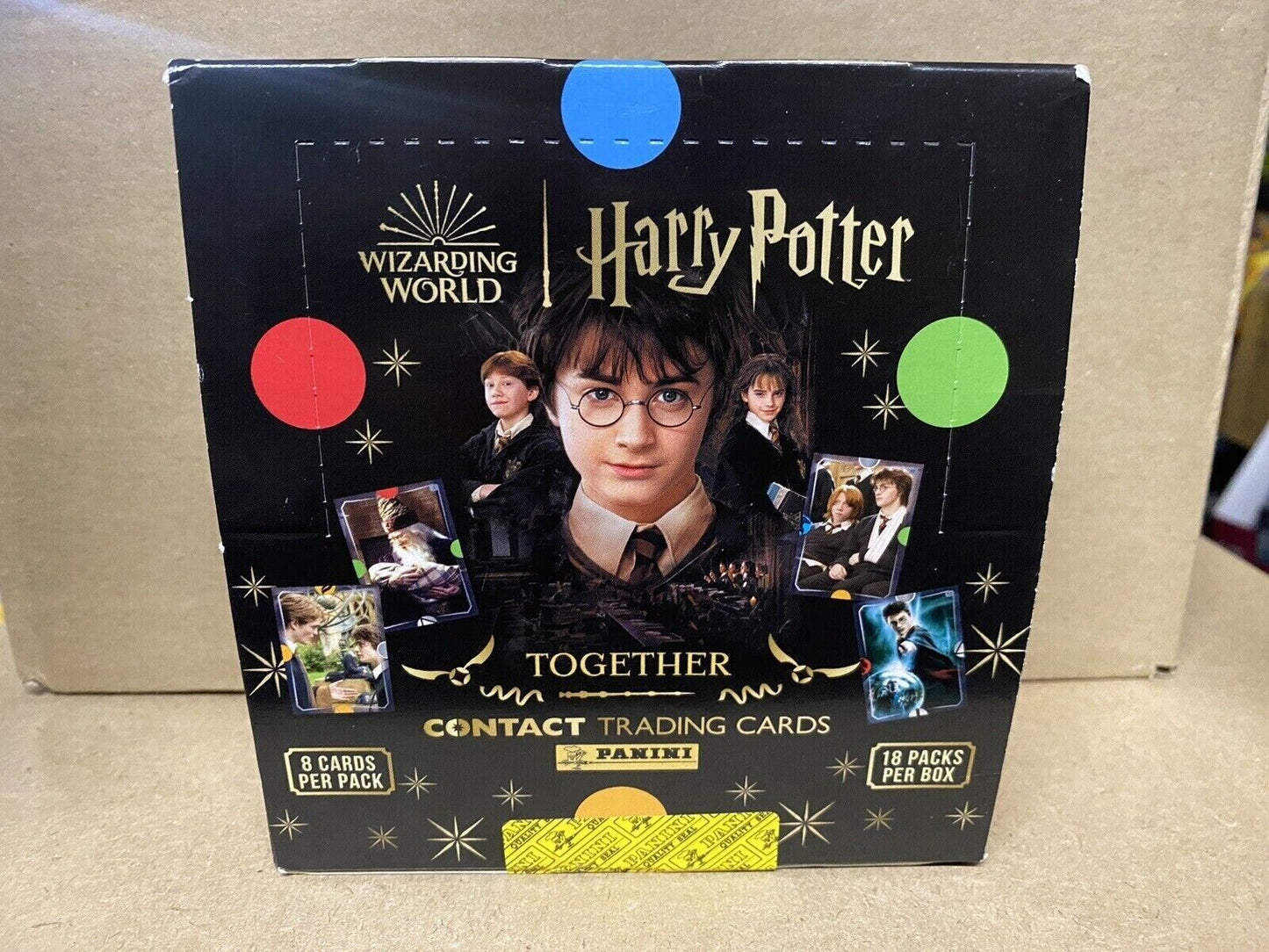 Panini Harry Potter - Together Contact Trading Cards Box NEW & SEALED - 18 Packs
