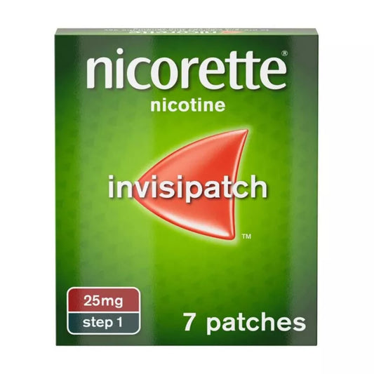 Nicorette Invisi 25mg Patch Step 1 - 7 Patches - Reduced To Clear