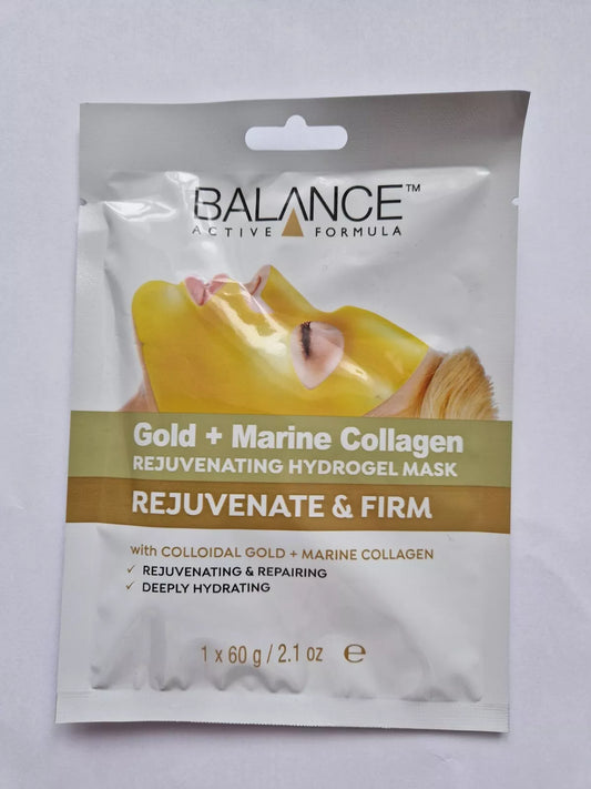 Balance Active Gold + Marine Collagen Rejuvenating Hydrogel Mask 60g