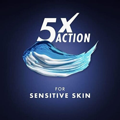 Gillette Fusion 5X Action Sensitive Men's Shaving Gel With Almond Oil 200ml
