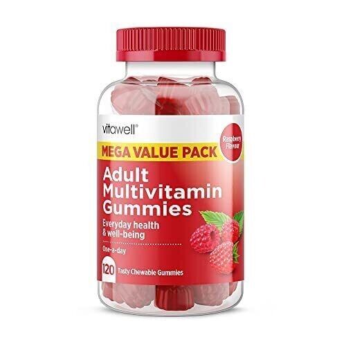 Vitawell Adult Multivitamin 120 Gummies Raspberry Flavour