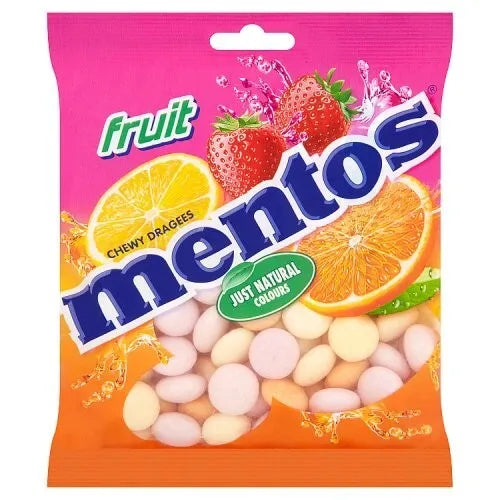 Mentos Chewy Dragees Fruit Bag 150g